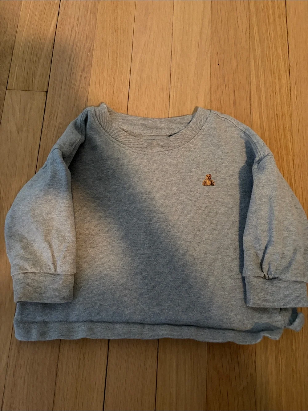 Toddler Gray Long-Sleeve Heavyweight Shirt